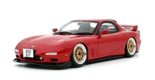 Model de colecție OTTOMobile Modern: mașini - MAZDA RX7 KHYZYL SALEEM (RED) (2020)