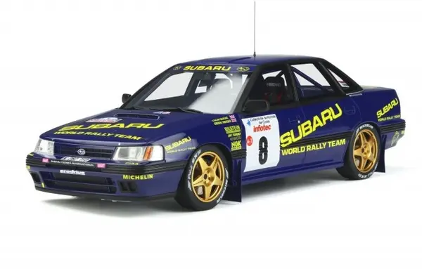 Model de colecție OTTOMobile Modern: mașini - Subaru Legacy RS Gr.A Tour de Corse (1993)