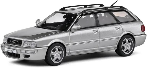Model de colecție SOLIDO Modern: Mașini - Audi RS2 Avant SW Station Wagon Polar (Silver) (1995)