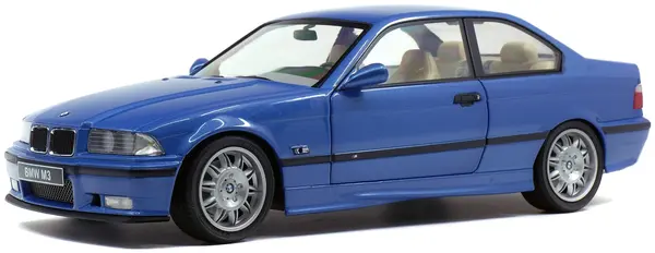 Model de colecție SOLIDO Modern: Mașini - BMW E36 Coupe M3 (Blue) (1990)