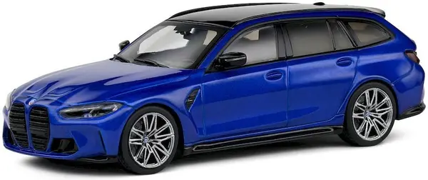 Model de colecție SOLIDO Modern: Mașini - BMW G81 M3 Touring (Blue) (2023)