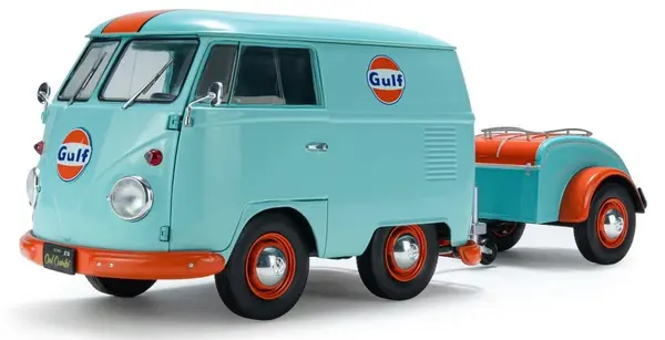 Model de colecție SOLIDO Modern : Mașini - Volkswagen Cool Combi Oil Tribute, 2024
