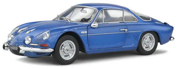 Model de colecție SOLIDO Moderne: Automobile - Alpine A110 1600S, Bleu Alpine, 1969