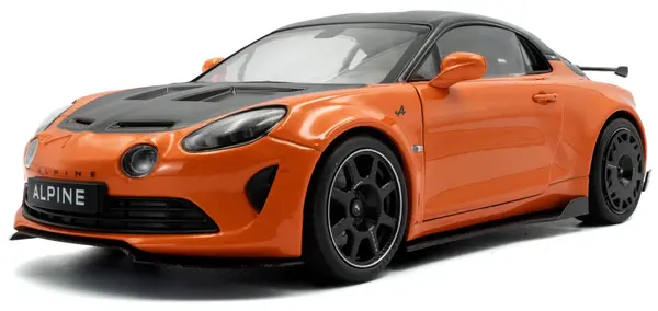 Model de colecție SOLIDO Moderne: Automobile - Alpine A110 Radicale, Orange Cobalt, 2024