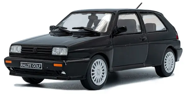 Model de colecție SOLIDO Moderne: Automobile - Volkswagen Golf Rally, Black, 1989