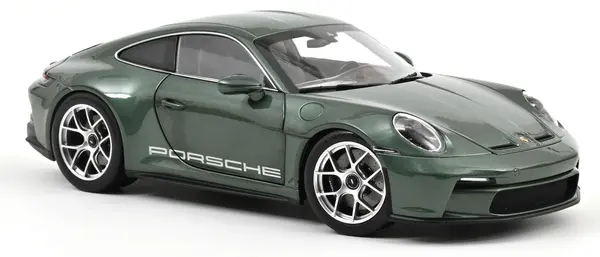 Model de colecționar NOREV Modern: Mașini - Porsche 911 S/T, Malachite Green Metallic, 2023