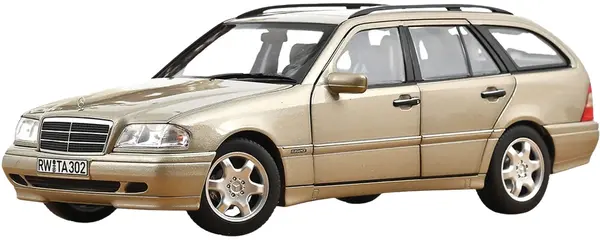 Model de colecționar NOREVModern: Mașini - Mercedes-Benz C-Class T-Model (1997) (Smoke Silver) (183388)