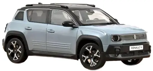Model de colecționar NOREVModern: Mașini - Renault 4 E-Tech Electric (2025) (Cloud Blue) (185521)