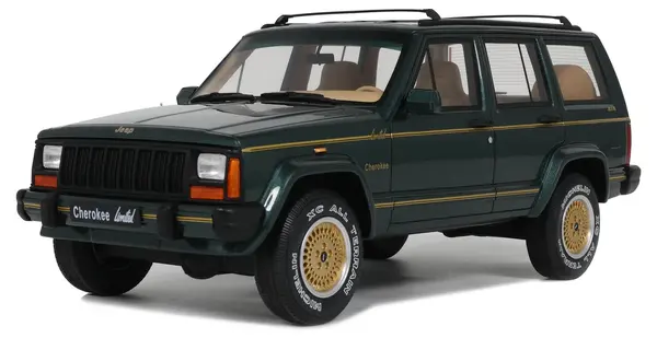 Model de colecționar OTTOMobileModern: Mașini - Jeep Cherokee XJ Limited, Hunter Green, 1995