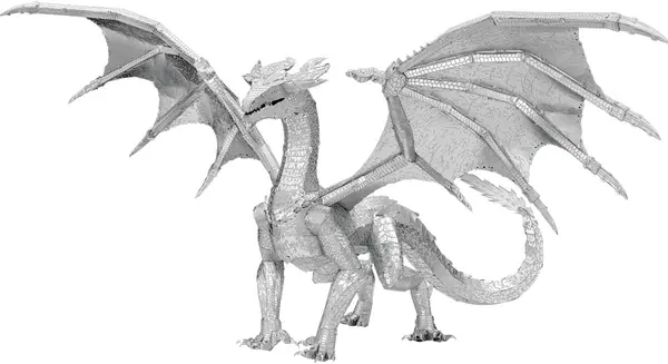 Model metalic de asamblat Metal Earth: Premium Series - Steel Dragon