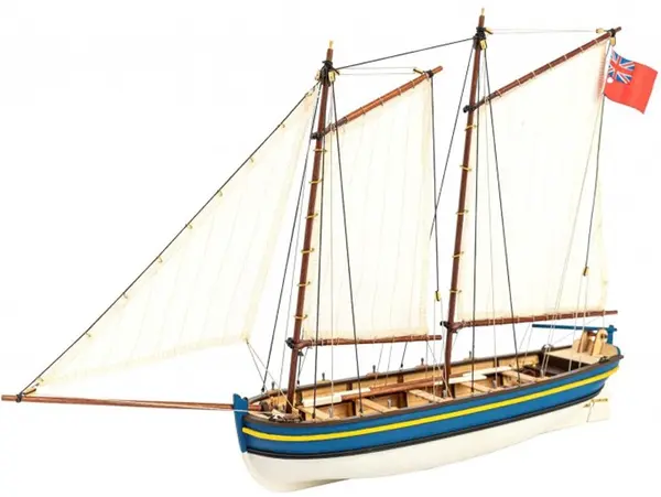 Model prefabricat Artesania Latina Antic : Bărci - Barca căpitanului navei britanice Endeavour