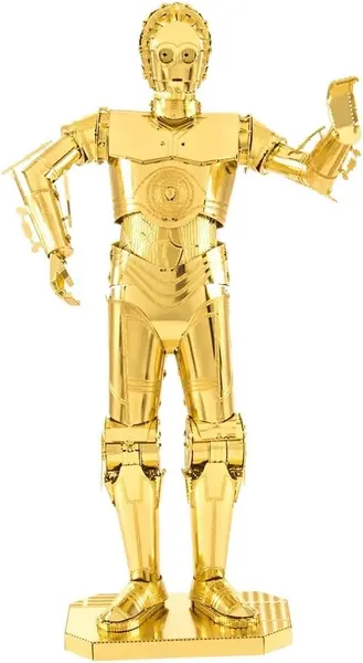 Model prefabricat metalic Metal Earth - Star Wars Gold C-3PO