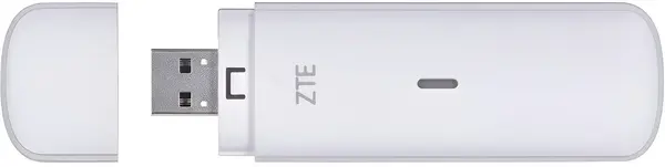 Modem ZTE 4G LTE, USB 2.0, viteza 150 Mbps, plug & play, SIM standard, antene interne, ZTEMF833NW