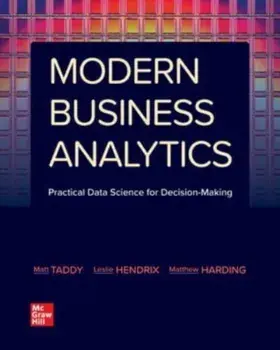 Modern Business Analytics ISE, Paperback/Matt Taddy