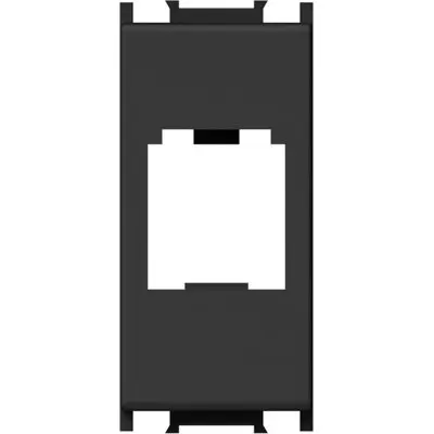 Modul Adapt priz comunic negru, TEM Modul TEM-KM40SB-B