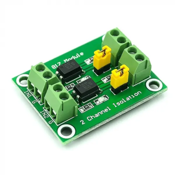 Modul convertor de nivel logic cu optocuplor PC817, 2 canale