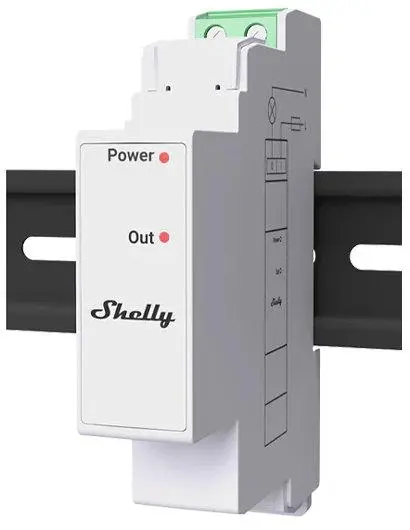Modul de comutare Shelly – Pro 3EM Switch Add-on, 2A, alb