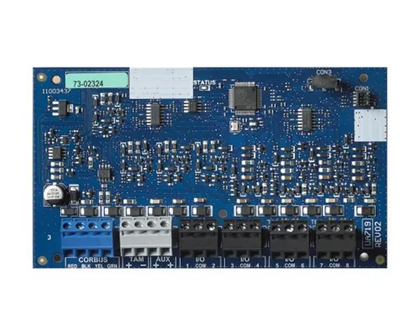 Modul de extensie 8 zone DSC PRO-HSM3408, intrare NC/EOL/DEOL, utilizat in configuratiile de sistem Grade 3