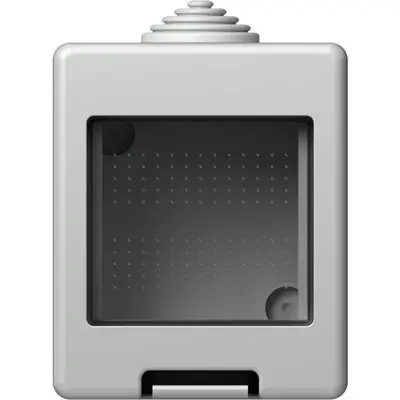 Modul doza montaj PT Cubo IP55 gri 2M, TEM Modul TEM-AQ20GY-U