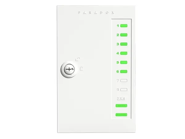 Modul extensie Paradox ZX82, 8 zone, 4 fire bus, LED status, tamper, suporta SP, MG, EVO