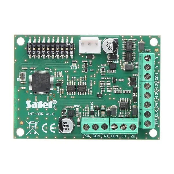Modul extindere zone adresabile Satel Integra INT-ADR, 48 zone, compatibil centrale INTEGRA si INTEGRA Plus