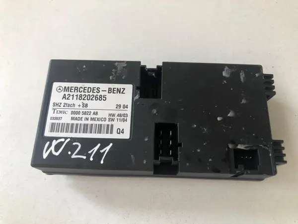 Modul incalzire scaun a2118202685 Mercedes E-Class (2002-2008) [W211]