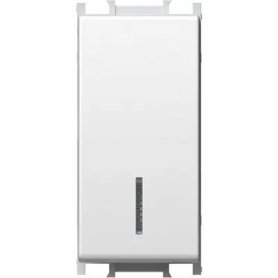 Modul Int. Simplu 1M 16A IP20 Alb, TEM Modul TEM-SM10PWIN-U