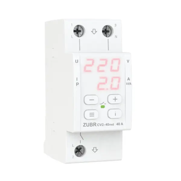 Modul pentru controlul si siguranta alimentarii electrice ZUBR CV2-40 Red