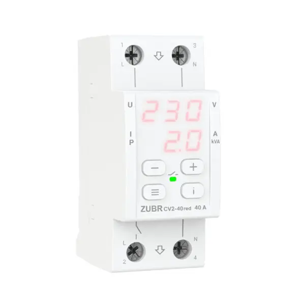 Modul pentru controlul si siguranta alimentarii electrice ZUBR CV2-40 Red
