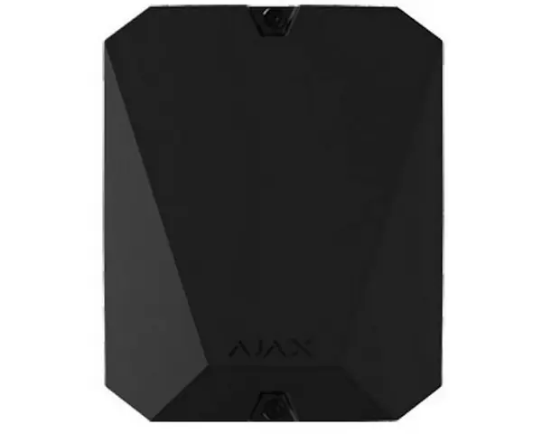 Modul pentru integrare detectori alarma cablati la sistem, 18 zone 868 MHz, suport 2EOL-3EOL, negru, AJAX MULTI TRANSMITTER BL