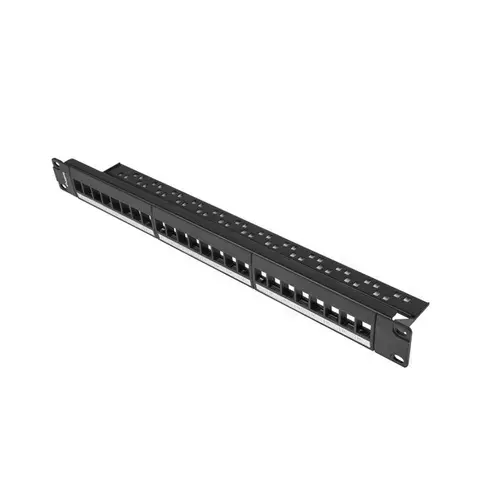 Modul pentru panou de conexiuni Lanberg , 24 Porturi 1U , 19'', Negru