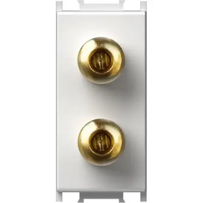 Modul Priza audio 1M alb, TEM Modul TEM-KM23PW-U