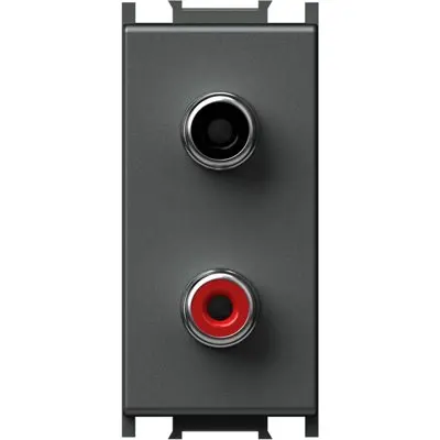 Modul Priza audio 2xRCA 1M AT, TEM Modul TEM-KM22AT-U