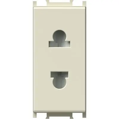 Modul Priza S. EURO 1M 16A ST IP20 Crem, TEM Modul TEM-VM21IW-U