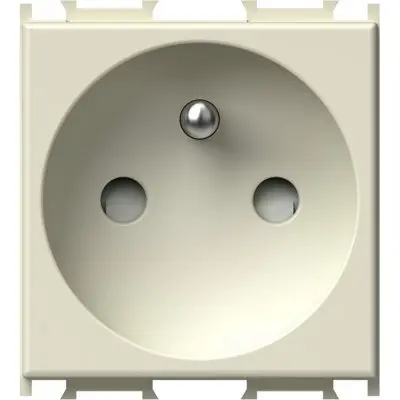 Modul Priza st. francez 1P 16A ST IP20 fildes, TEM Modul TEM-VM40IW-U