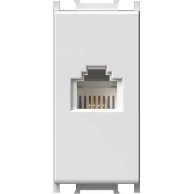 Modul Priza tel. cat 3 1m alb, TEM Modul TEM-KM36PW-B