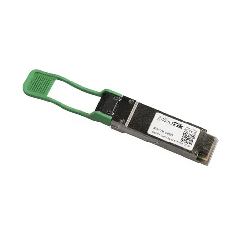 Modul QSFP28 MikroTik XQ+31LC02D, 100Gb/s, 1310nm, 2km, SM, Router wireless