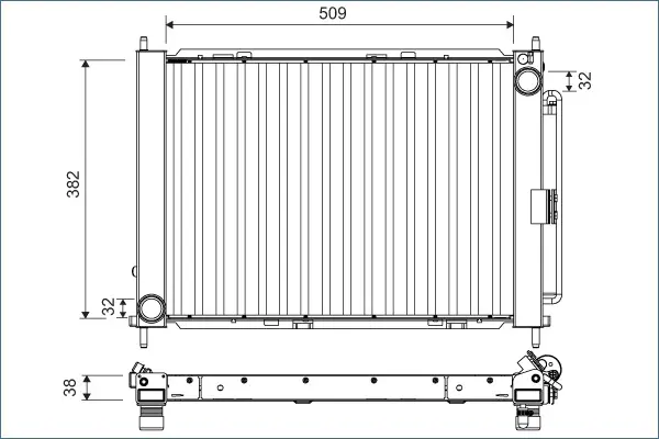 Modul racire VALEO 822675
