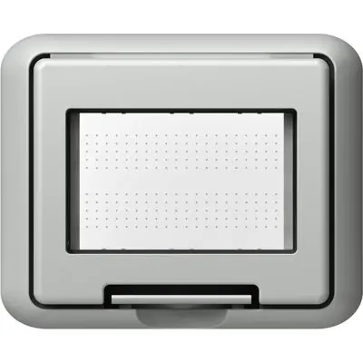 Modul rama montaj ST Cubo IP55 gri 3M, TEM Modul TEM-AQ31GY-U