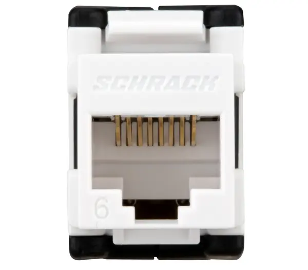 Modul RJ45 neecranat, Cat.6 De-embedded, TOOLLESS LINE, Schrack HSEMRJ6UWS