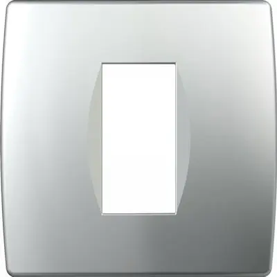 Modul Soft Rama 1/2M IP20 Argint, TEM Modul TEM-OS10ES-U