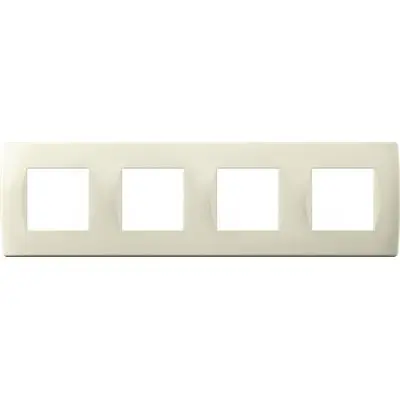 Modul Soft Rama 4x2M IP20 Crem, TEM Modul TEM-OS28IW-U