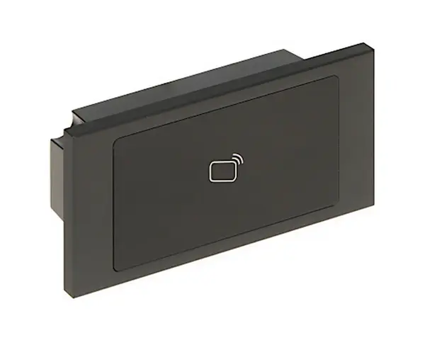 Modul videointerfon Dahua VTO4202FB-MR1, cititor de carduri, 125kHz, aluminiu, negru