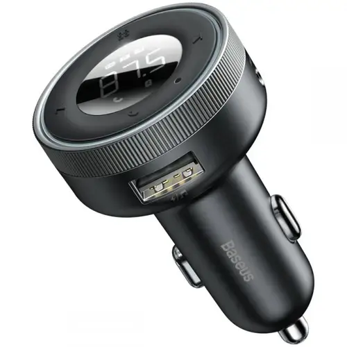 Modulator FM Bluetooth Baseus CCLH-01 Enjoy, Mp3 Player, 2 x USB (Negru)