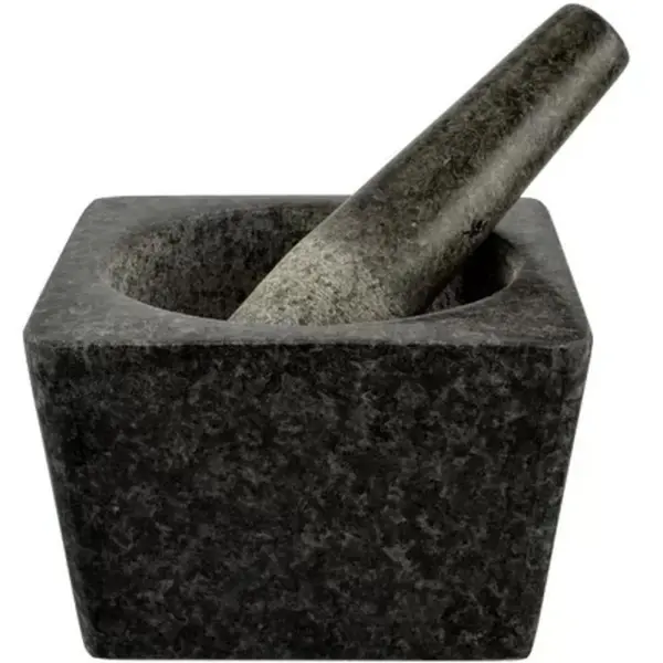 Mojar Patrat cu Pistil, Granit, 13 x 13 x 85 cm, Perfect Home