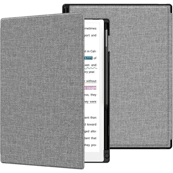 Moko Husa MoKo Book Folio pentru Remarkable Paper Pro 11.8, Magnetic, Suport Pen, Gri