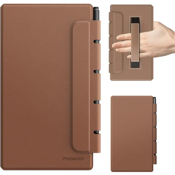 Moko Husa MoKo Book Folio pentru Remarkable Paper Pro Move 7.3, Magnetic, Maro
