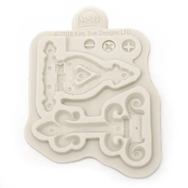 Mold de silicon (formă) Em Art - Cheie retro, 90 x 120 x 10 mm