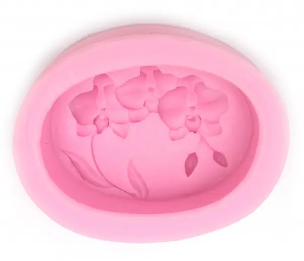 Mold de silicon (formă) Em Art - Orhidee, 93 x 70 x 32 mm, pentru săpun
