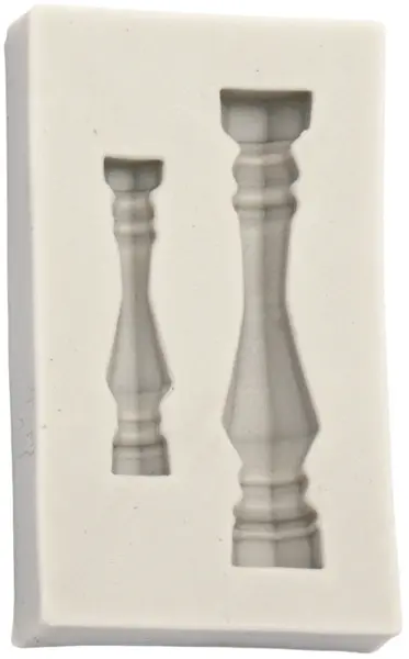 Mold din silicon (formă) Em Art - Coloane în două dimensiuni, 42 x 72 x 13 mm